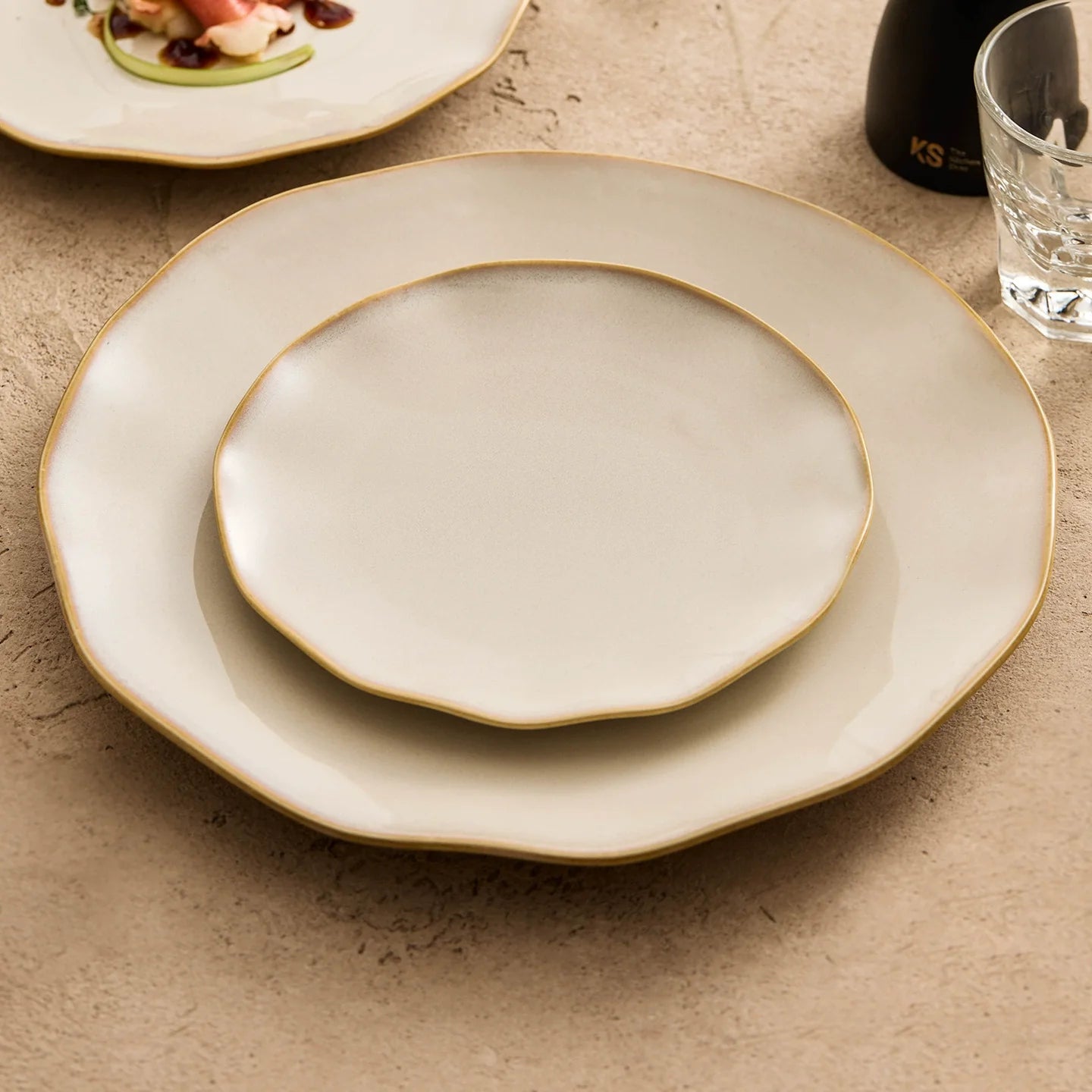 Artisanal Wavy-Edge Plate