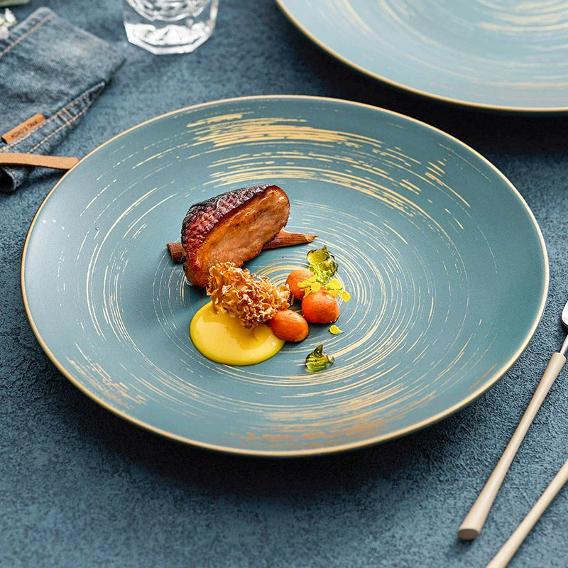 Matte Glazed Ceramic Dinner Plate – Available in Two Sizes