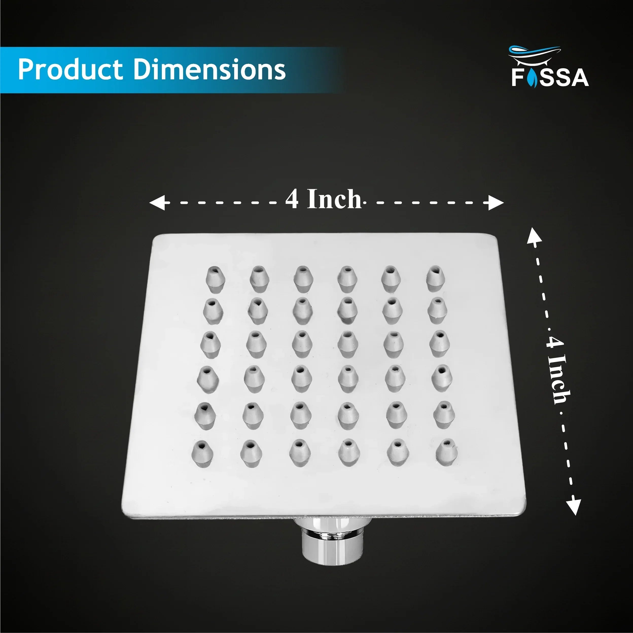 Rainfall Shower Head With Arm